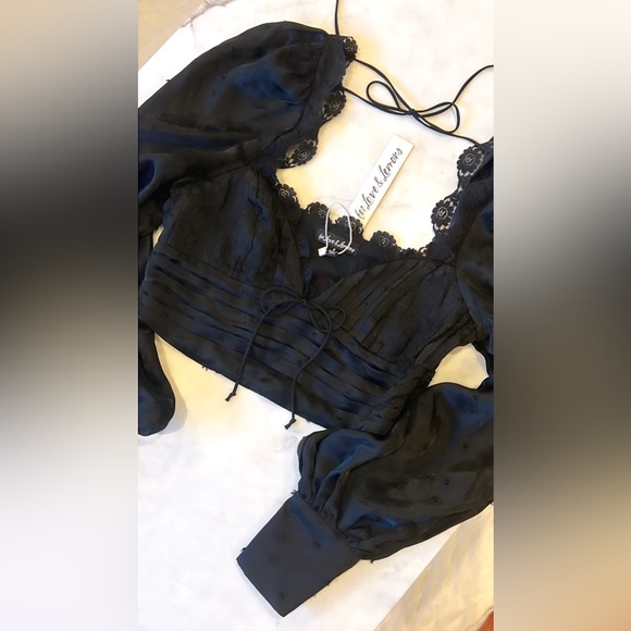 For Love & Lemons Liz Crop Top - Picture 10 of 14